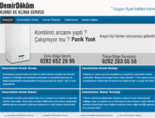 Tablet Screenshot of demirdokumservishizmeti.com
